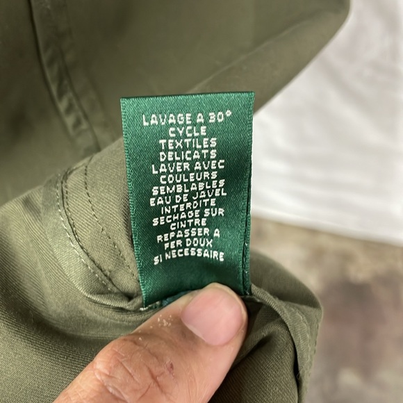 Ralph Lauren army green, lightweight, 100% cotton jacket, size L - Picture 9 of 10